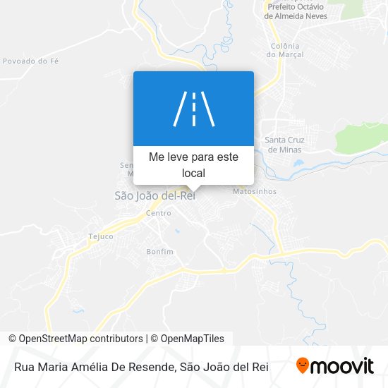 Rua Maria Amélia De Resende mapa