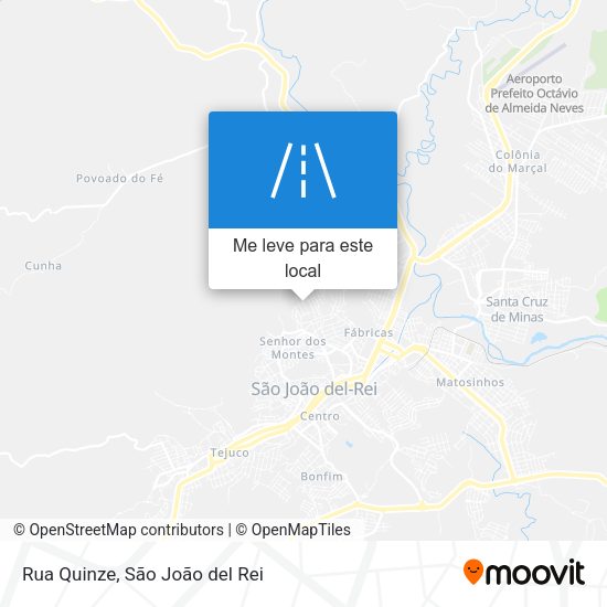 Rua Quinze mapa