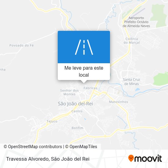Travessa Alvoredo mapa