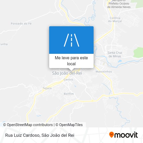 Rua Luiz Cardoso mapa