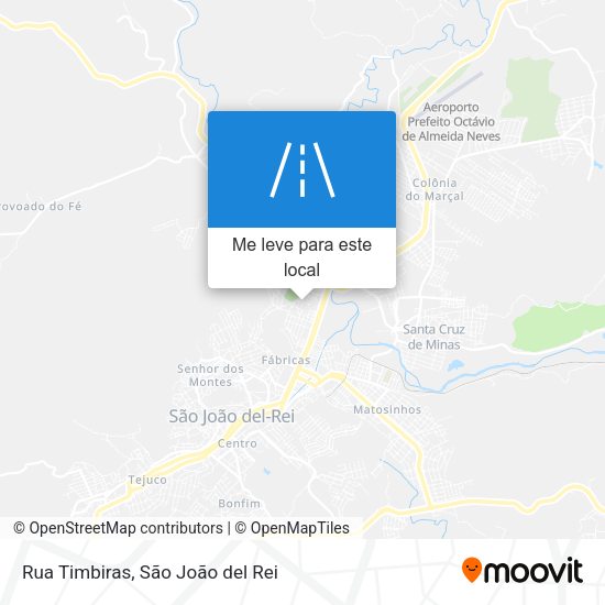 Rua Timbiras mapa