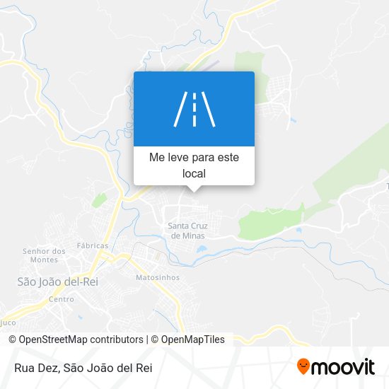 Rua Dez mapa