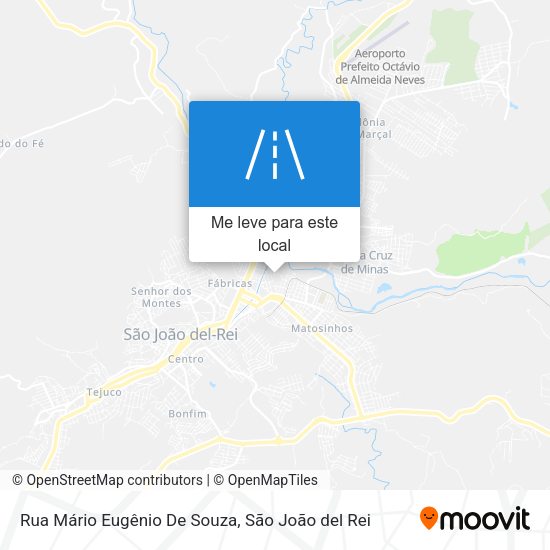 Rua Mário Eugênio De Souza mapa