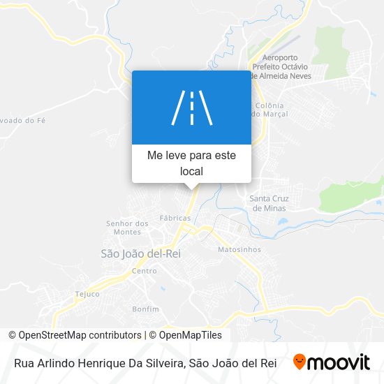 Rua Arlindo Henrique Da Silveira mapa
