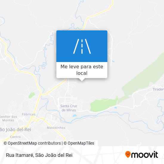 Rua Itamaré mapa