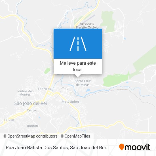 Rua João Batista Dos Santos mapa