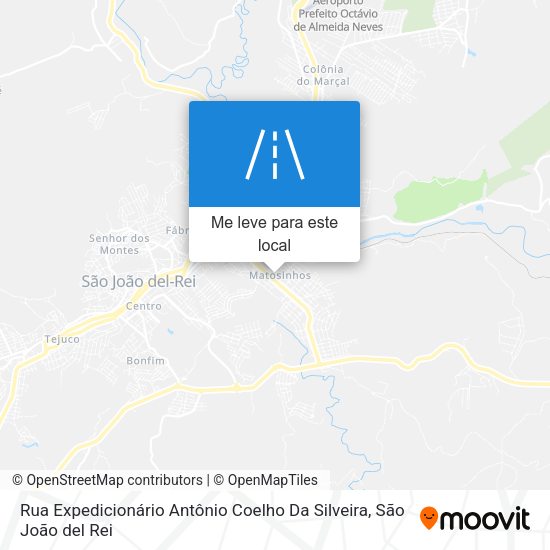 Rua Expedicionário Antônio Coelho Da Silveira mapa
