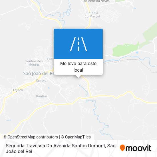 Segunda Travessa Da Avenida Santos Dumont mapa