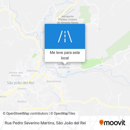 Rua Pedro Severino Martins mapa