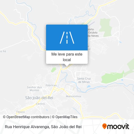 Rua Henrique Alvarenga mapa