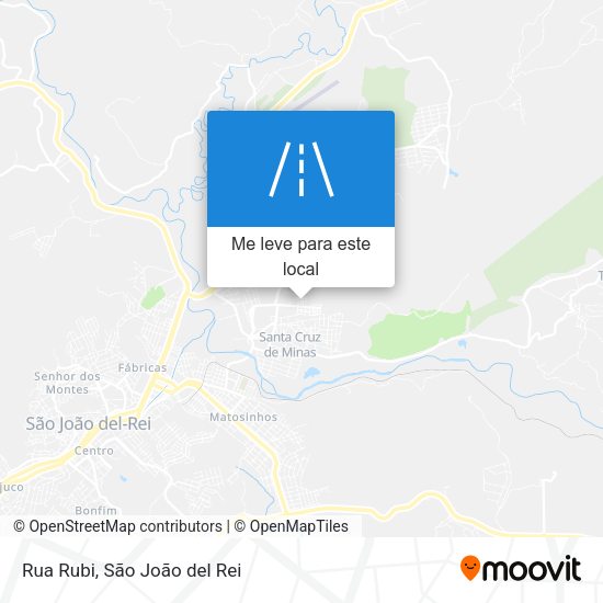 Rua Rubi mapa