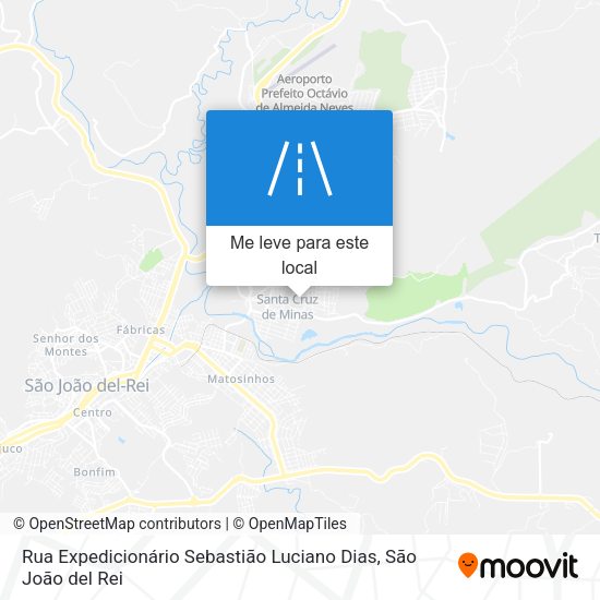 Rua Expedicionário Sebastião Luciano Dias mapa