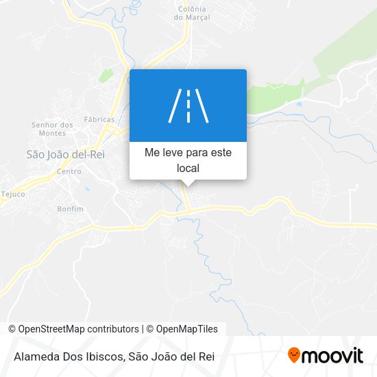 Alameda Dos Ibiscos mapa