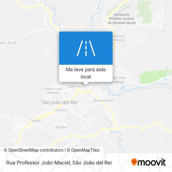 Rua Professor João Maciel mapa