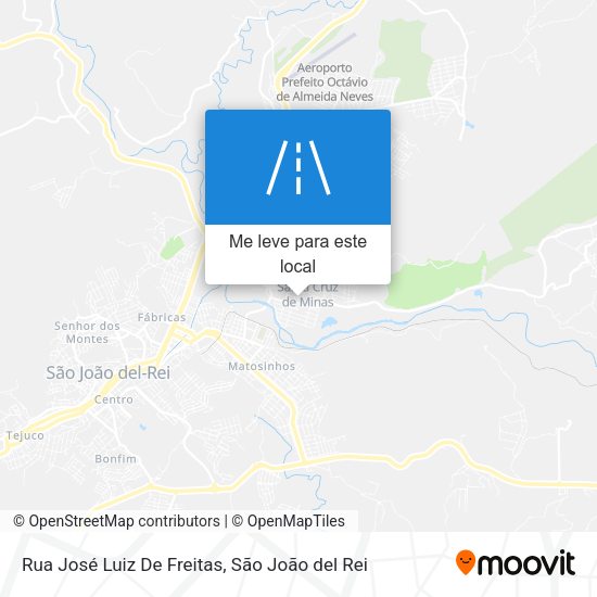 Rua José Luiz De Freitas mapa