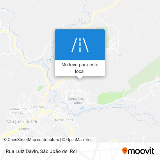 Rua Luiz Davin mapa