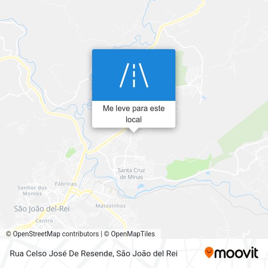 Rua Celso José De Resende mapa