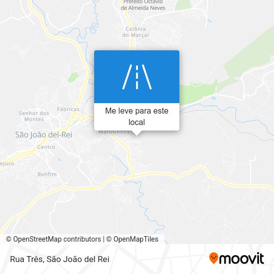 Rua Três mapa