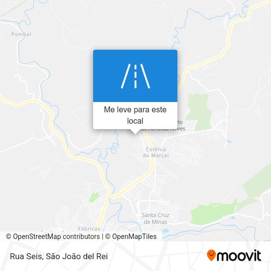 Rua Seis mapa