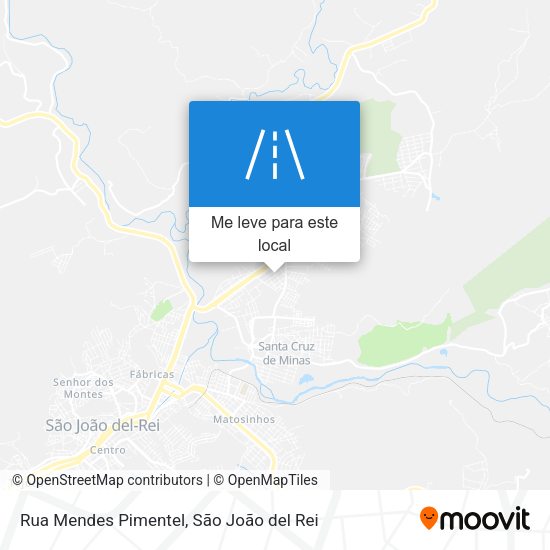 Rua Mendes Pimentel mapa