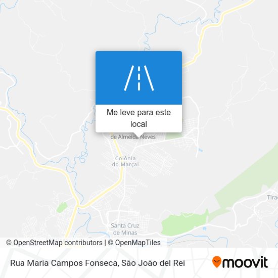 Rua Maria Campos Fonseca mapa