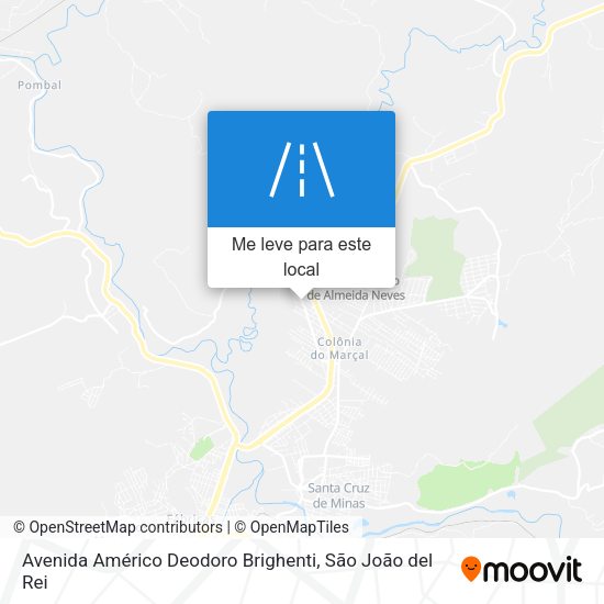 Avenida Américo Deodoro Brighenti mapa