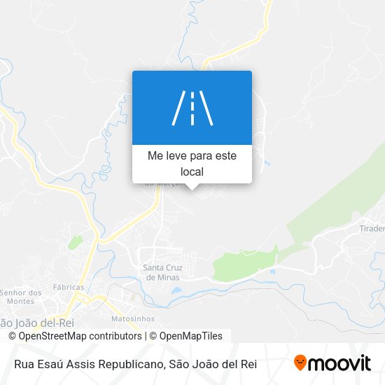Rua Esaú Assis Republicano mapa