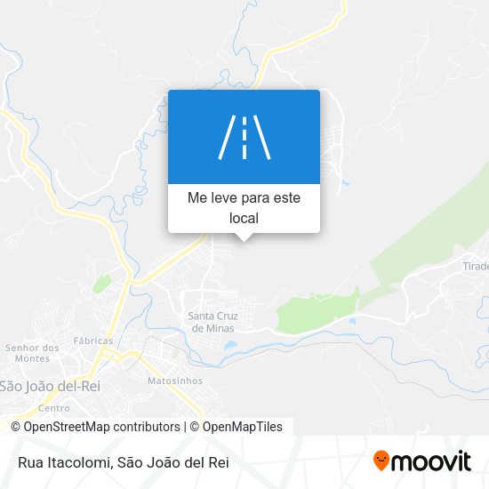 Rua Itacolomi mapa