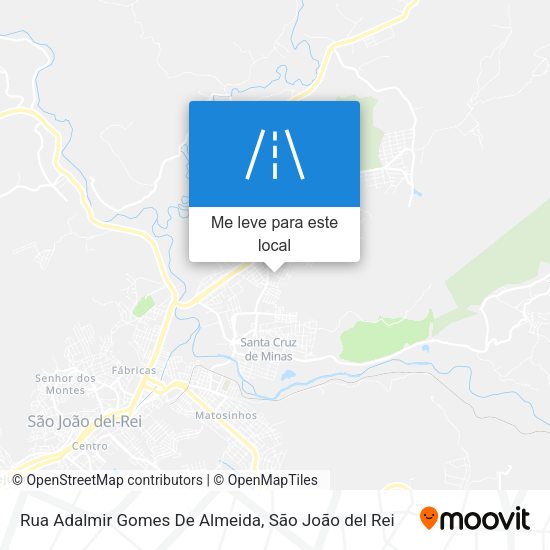 Rua Adalmir Gomes De Almeida mapa
