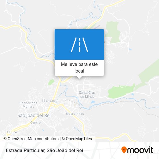 Estrada Particular mapa