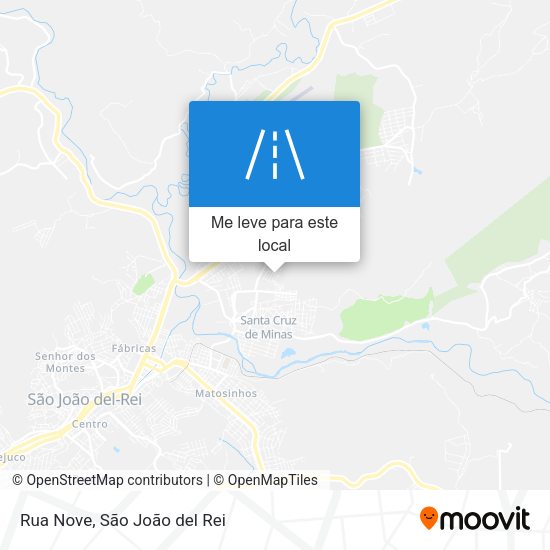 Rua Nove mapa