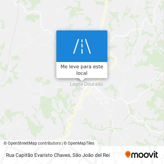 Rua Capitão Evaristo Chaves mapa