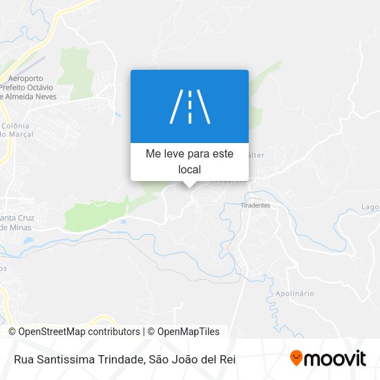 Rua Santissima Trindade mapa