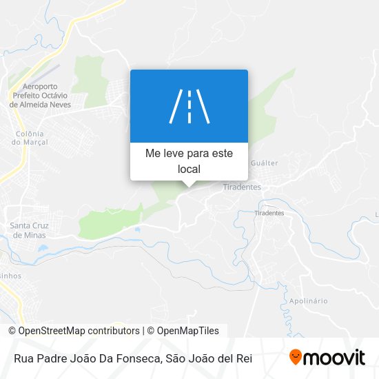 Rua Padre João Da Fonseca mapa