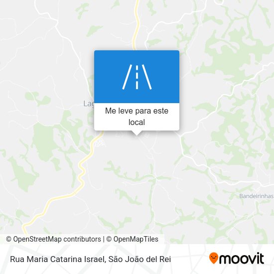 Rua Maria Catarina Israel mapa