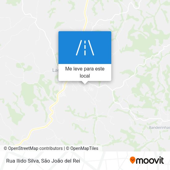 Rua Ilido Silva mapa