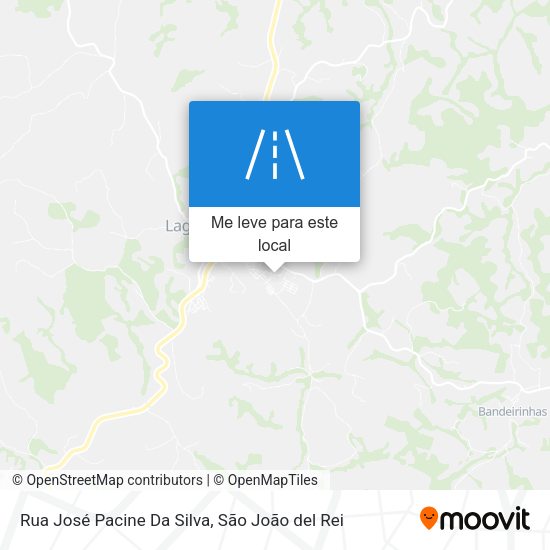 Rua José Pacine Da Silva mapa