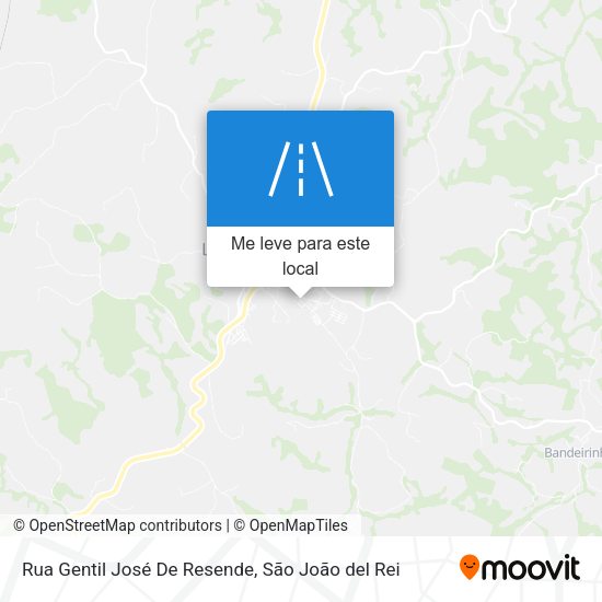 Rua Gentil José De Resende mapa