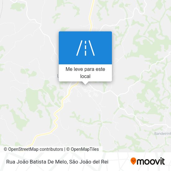 Rua João Batista De Melo mapa