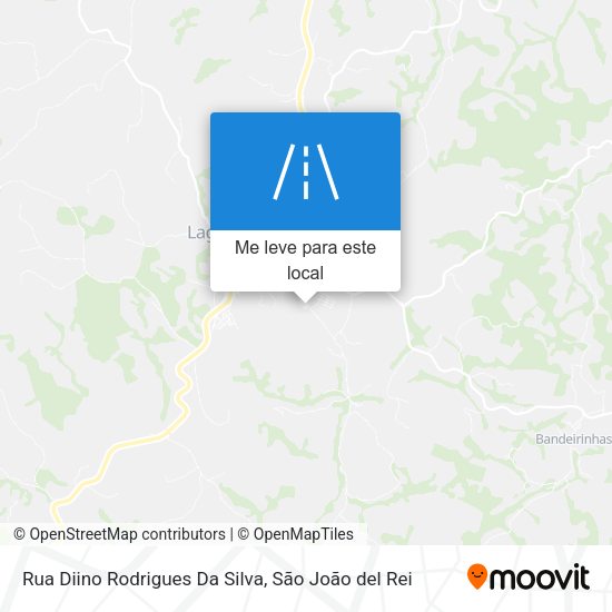 Rua Diino Rodrigues Da Silva mapa