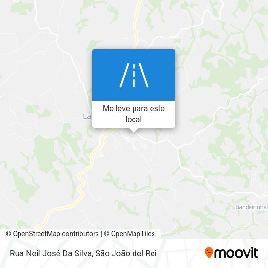 Rua Neil José Da Silva mapa