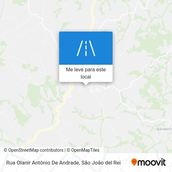 Rua Olanir Antônio De Andrade mapa