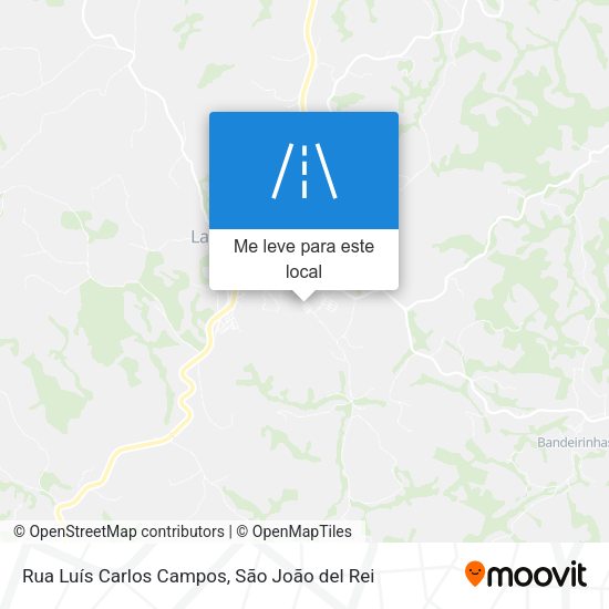 Rua Luís Carlos Campos mapa