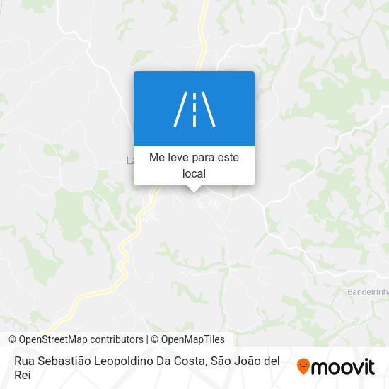 Rua Sebastião Leopoldino Da Costa mapa