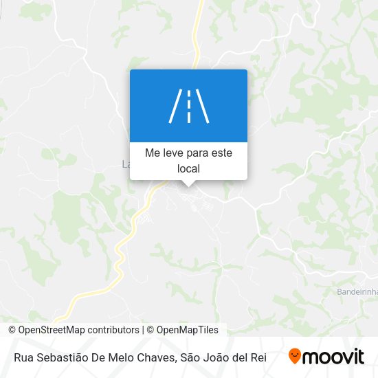 Rua Sebastião De Melo Chaves mapa