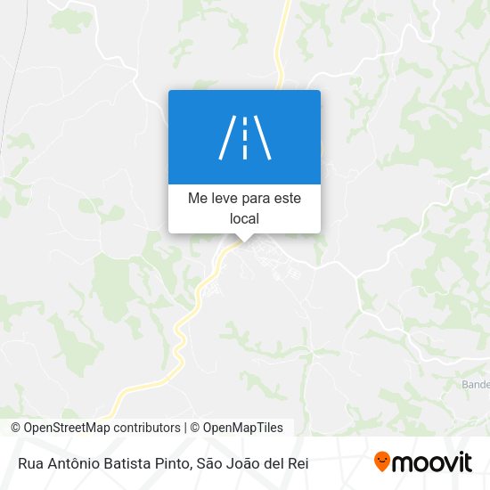 Rua Antônio Batista Pinto mapa