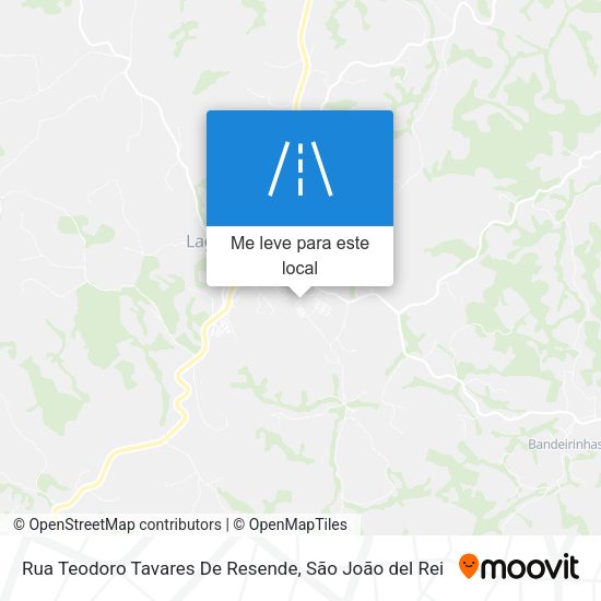 Rua Teodoro Tavares De Resende mapa