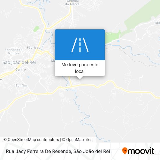 Rua Jacy Ferreira De Resende mapa