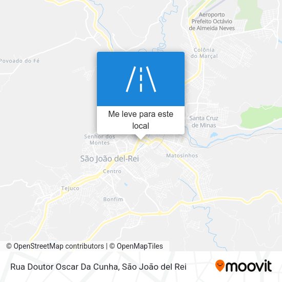 Rua Doutor Oscar Da Cunha mapa