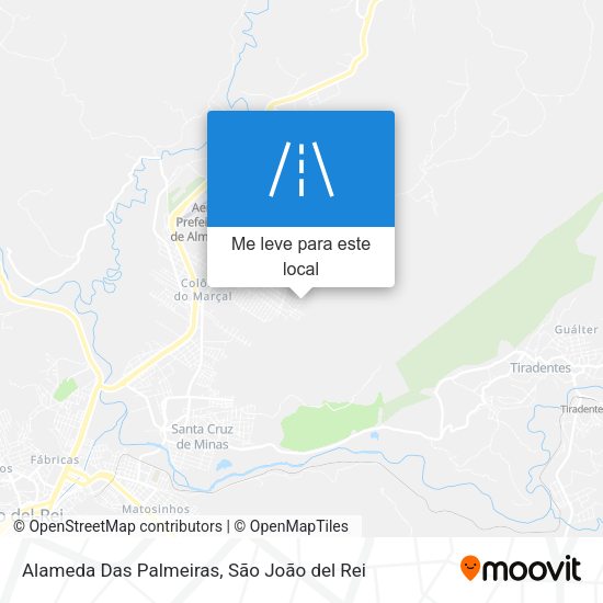 Alameda Das Palmeiras mapa